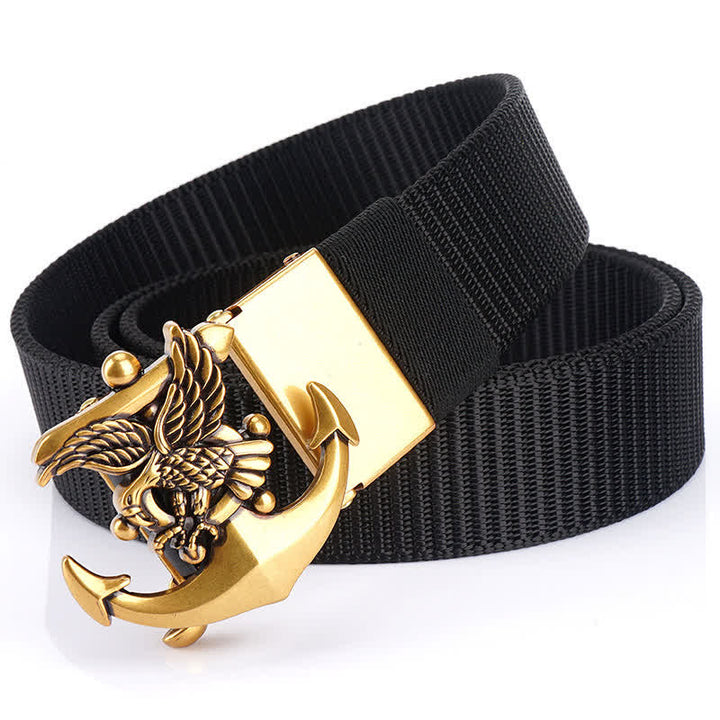 Ceinture en nylon avec ancre d'aigle pour homme