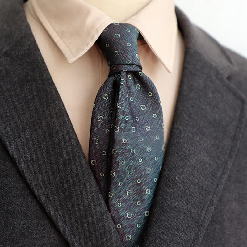Cravate florale classique et élégante pour homme