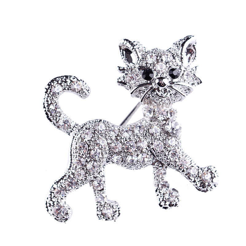 Broche chat mignon pour femme