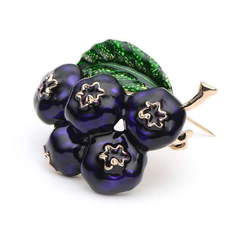 Broche Fruit Of King Myrtille pour femme