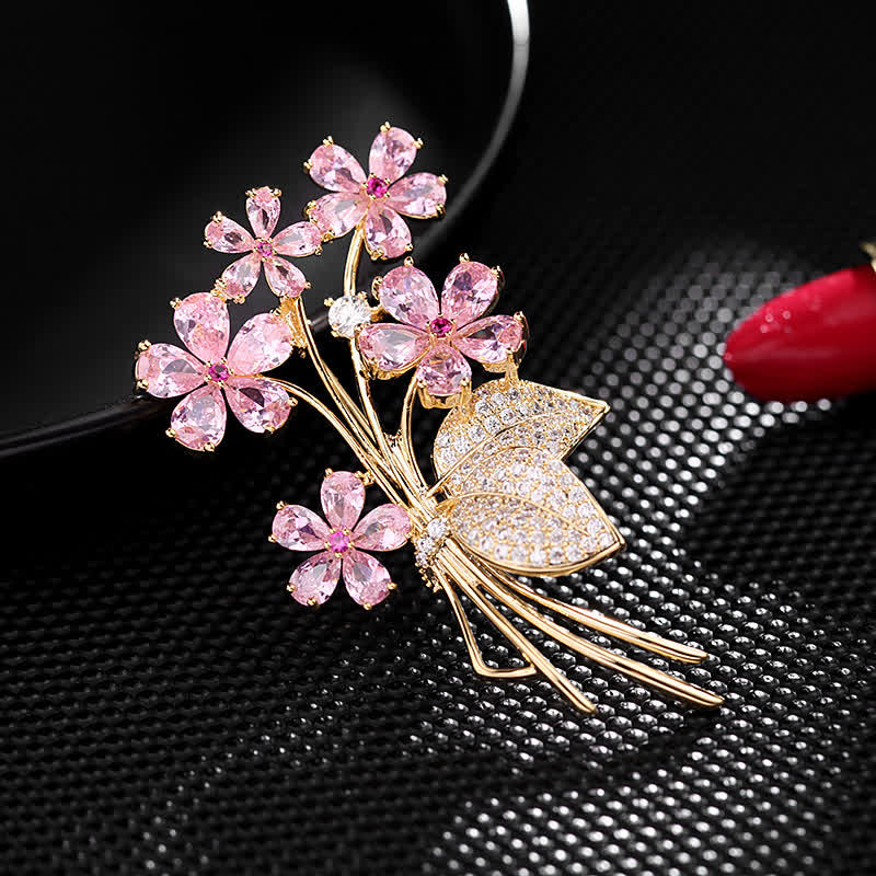 Broche Bouquet Tempérament Femme