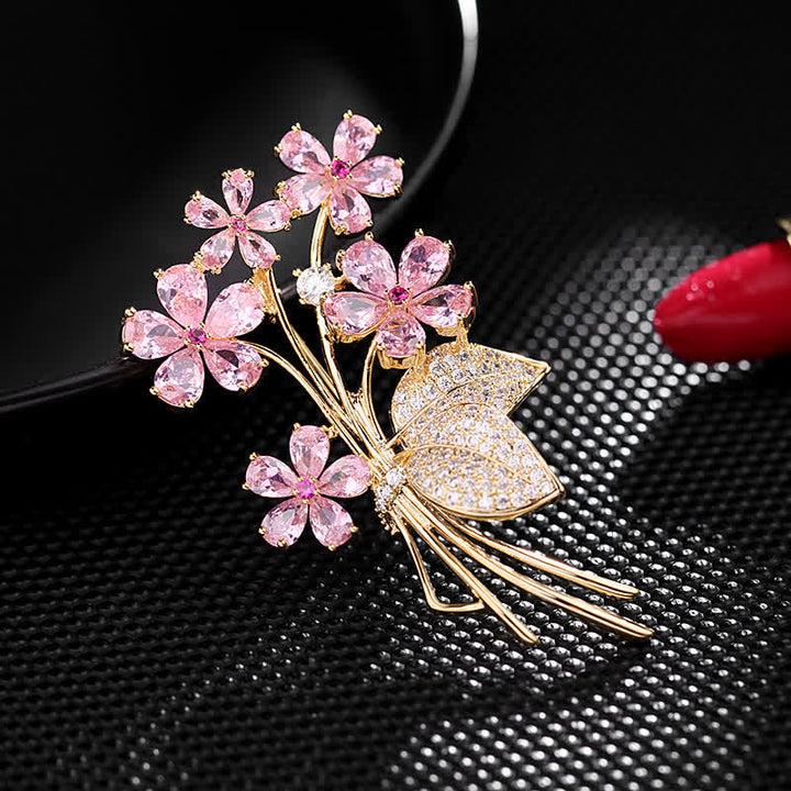 Broche Bouquet Tempérament Femme