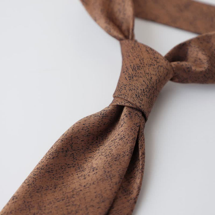 Cravate pour homme à motif système solaire de couleurs mélangées