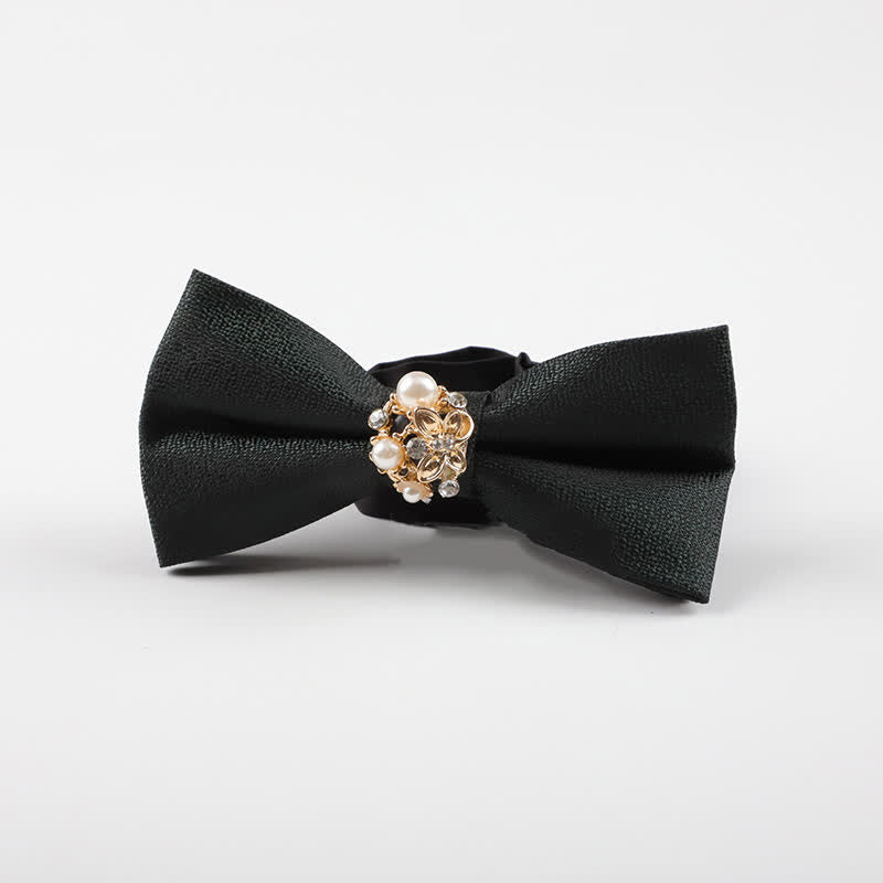 Nœud papillon de smoking formel en perles pour homme