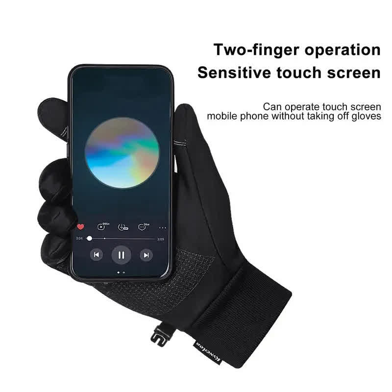 Gants tactiques extensibles pour écran tactile d'équitation d'hiver