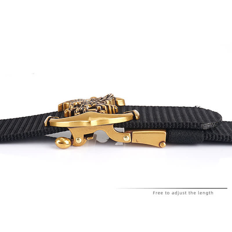Ceinture en nylon avec ancre d'aigle pour homme
