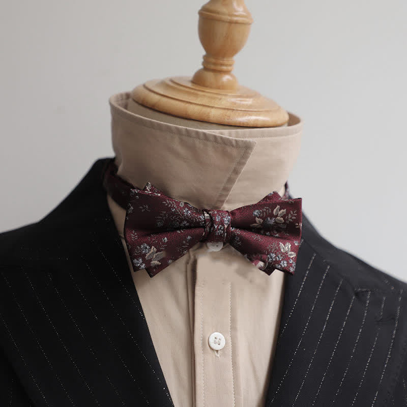 Nœud papillon Gentleman pour homme de la série Burgundy