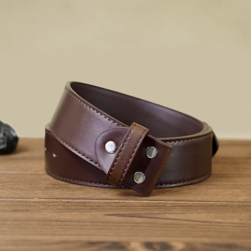 Ceinture en cuir à boucle Joker Skull Clown DIY pour homme