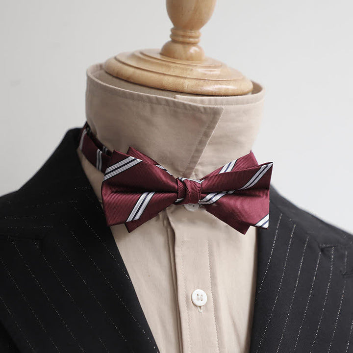 Nœud papillon Gentleman pour homme de la série Burgundy