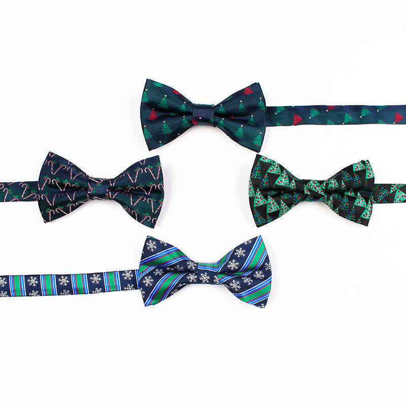 Noeud papillon fantaisie pour homme avec motif de Noël