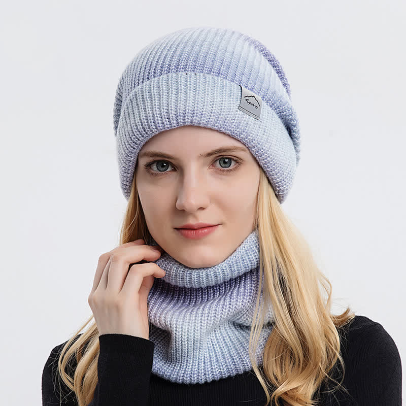Lot de 2 écharpes extensibles à dégradé de couleurs