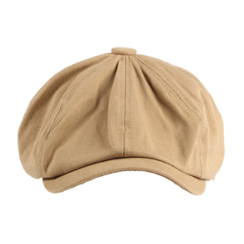 Casquette béret octogonale en coton de gavroche britannique