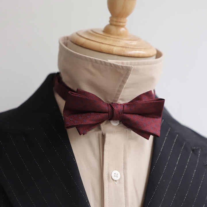 Nœud papillon Gentleman pour homme de la série Burgundy
