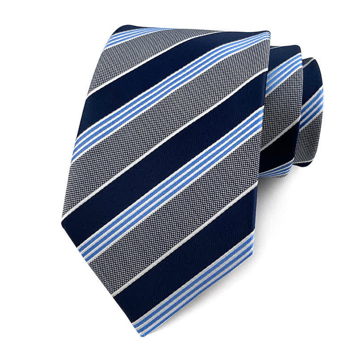 Cravate de bureau traditionnelle à rayures Repp pour homme