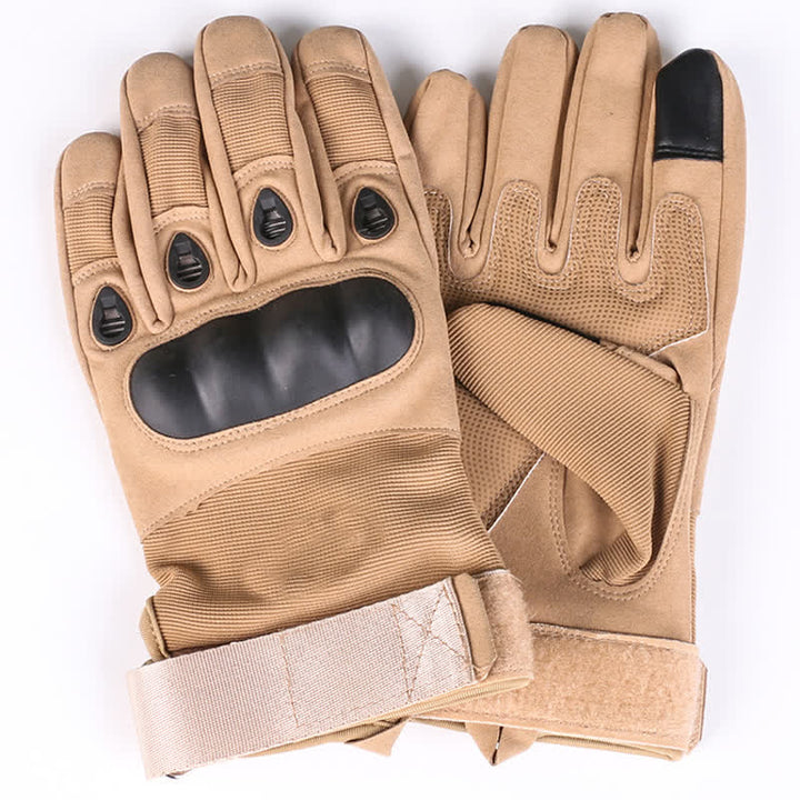 Gants tactiques épais doublés de polaire pour moto