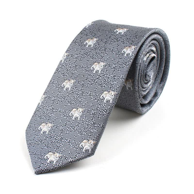 Cravate pour homme à motifs de dessins animés mignons 