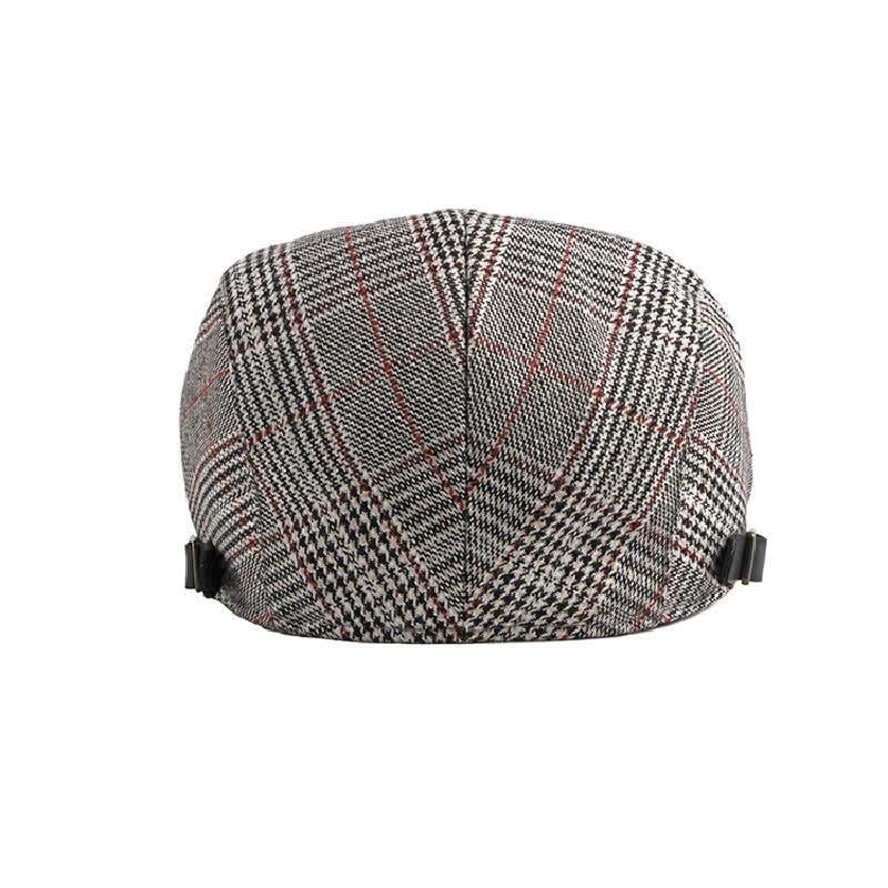 Béret à carreaux classique Casquette plate Cabbie - image 8