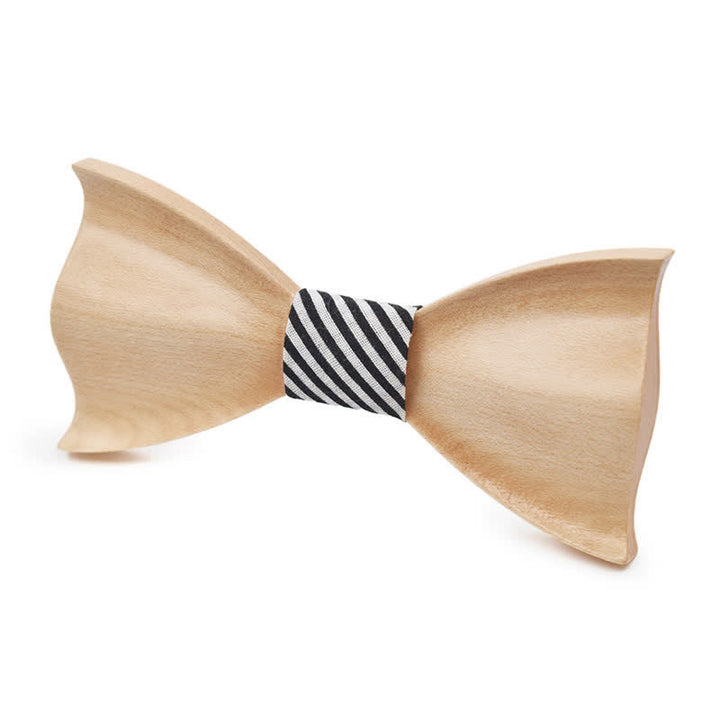 Noeud papillon classique en bois d'érable pour homme
