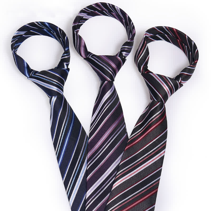 Cravate rayée pour hommes Academy Business - image 1