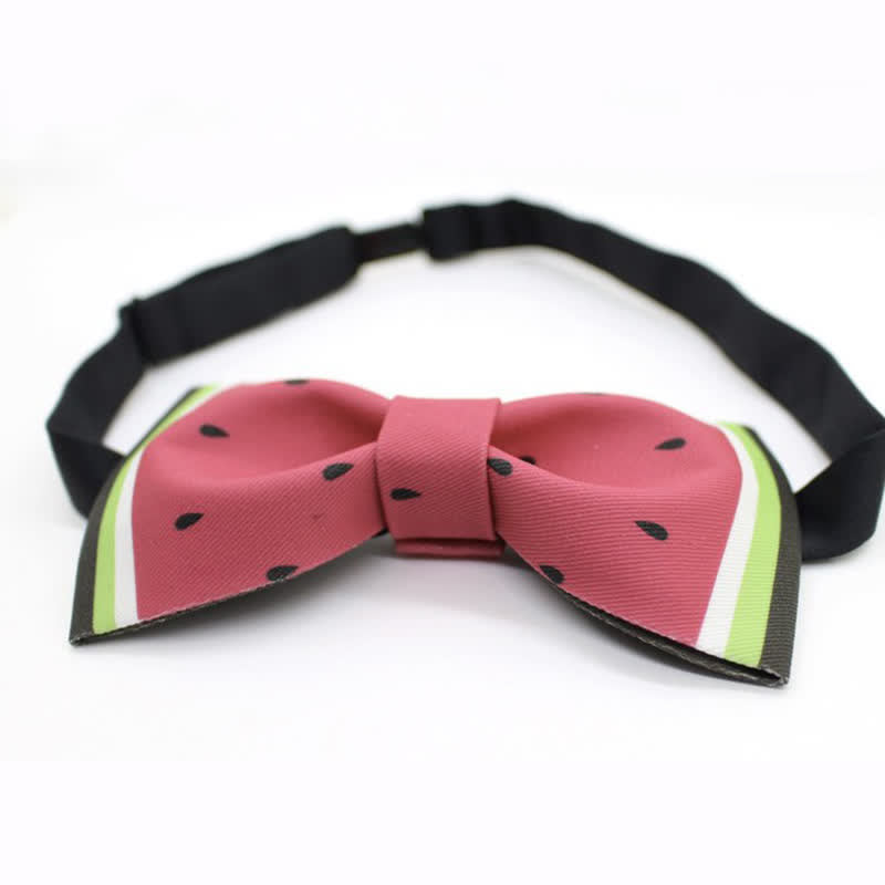 Nœud papillon pastèque d'été pour homme
