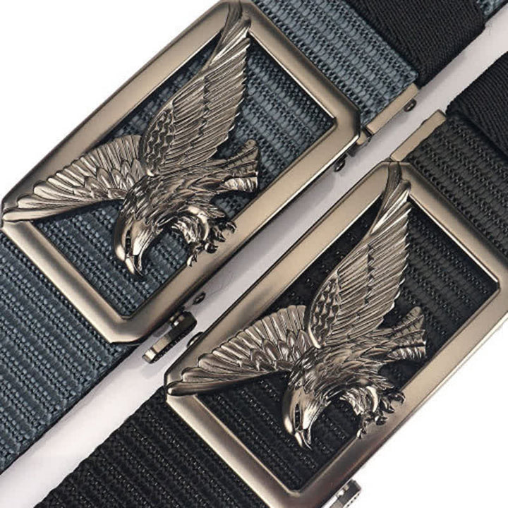 Ceinture en nylon double face Soaring Hawk Eagle pour homme