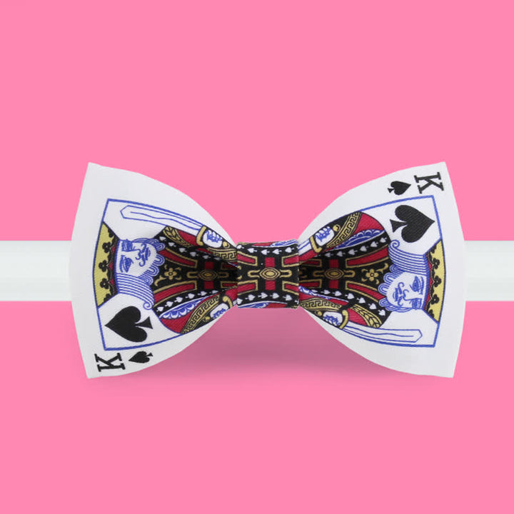 Nœud papillon pour homme Le Roi de pique
