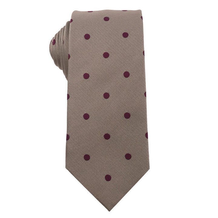 Cravate pour homme de la série British Khaki Champagne