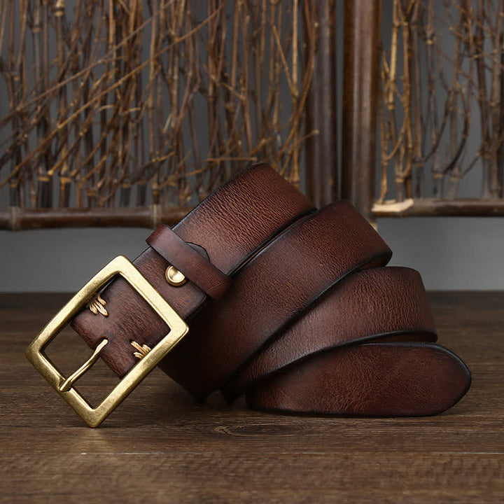 Ceinture froissée vintage pour homme
