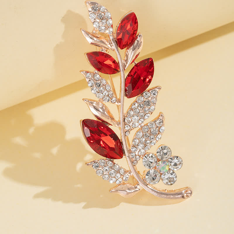 Broche Feuilles Bohème Femme