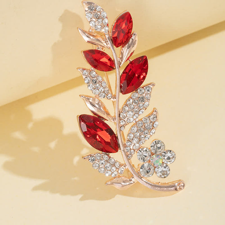 Broche Feuilles Bohème Femme