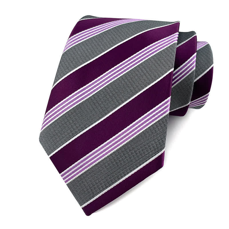 Cravate de bureau traditionnelle à rayures Repp pour homme