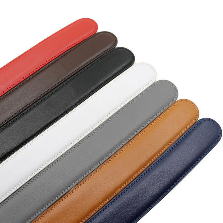 Ceinture en cuir à boucle automatique creuse simple pour homme