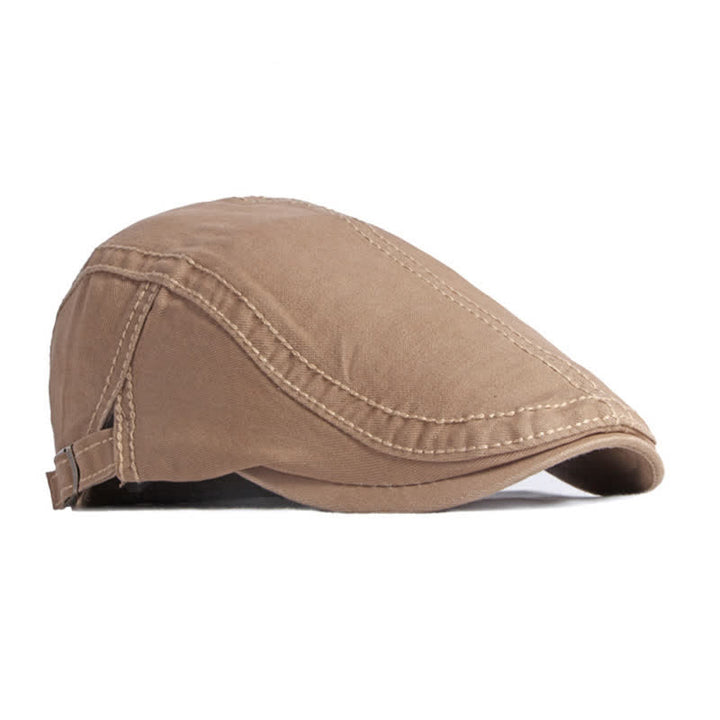 Casquette plate béret en coton de peintre rétro - image 5