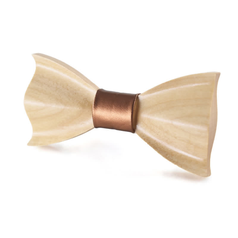 Noeud papillon classique en bois d'érable pour homme