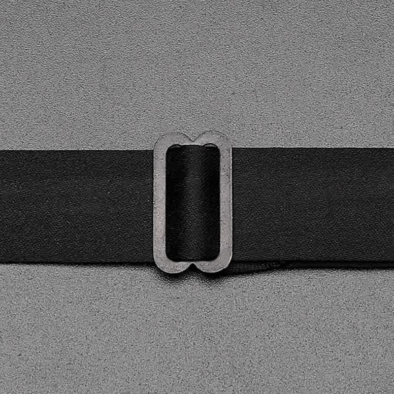 Nœud papillon classique à pois gris pour homme