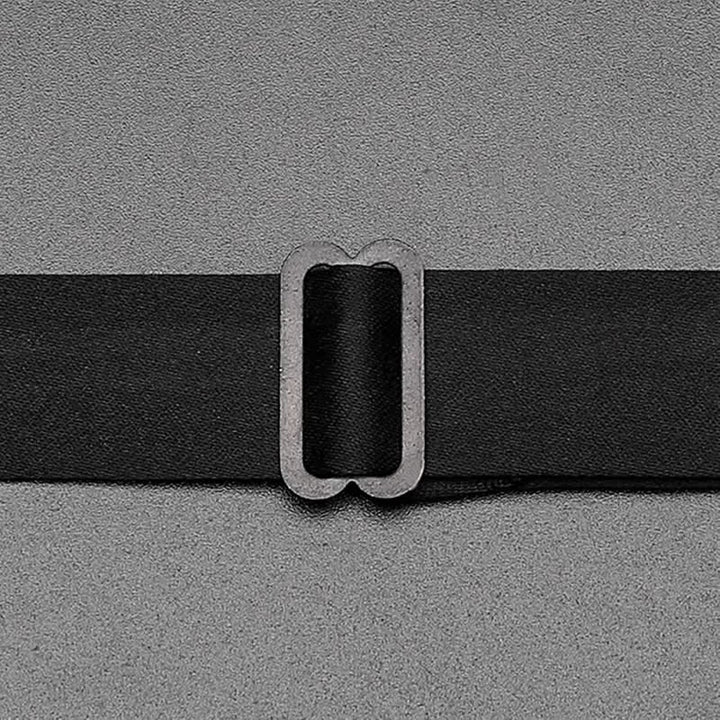 Nœud papillon classique à pois gris pour homme