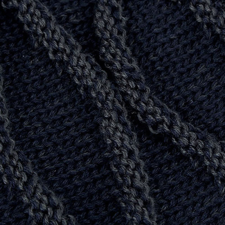 Bonnet tricoté cinq étoiles doublé polaire