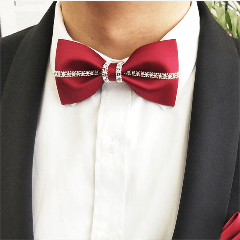 Nœud papillon de cérémonie luxueux pour homme