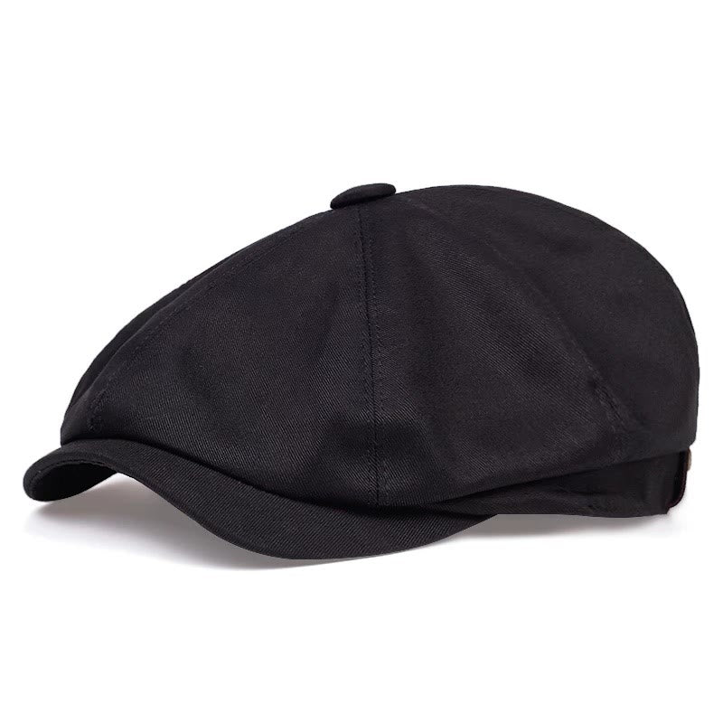 Casquette béret octogonale en coton de gavroche britannique