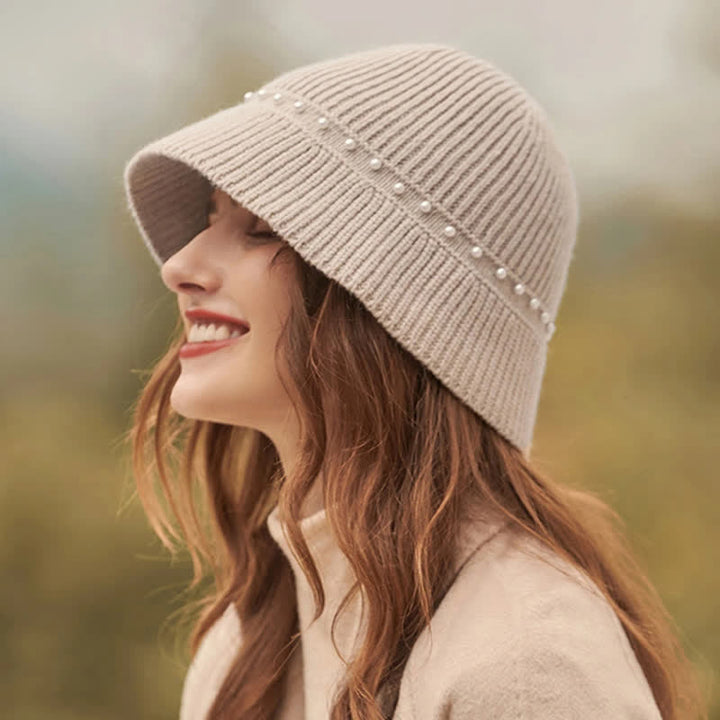 Chapeau bob à perles pour femme pour les vacances