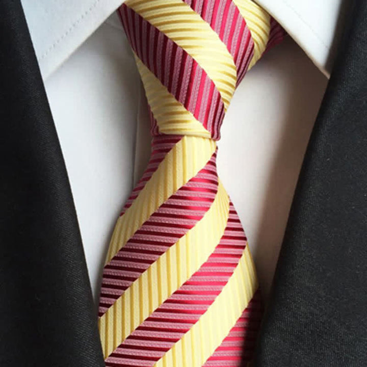 Cravate rayée colorée élégante pour homme