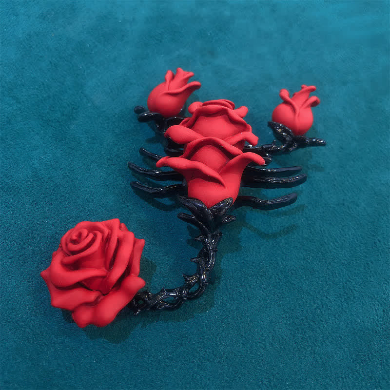 Broche Scorpion Rose Personnalité Homme