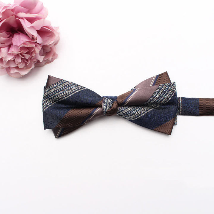 Nœud papillon géométrique pour homme