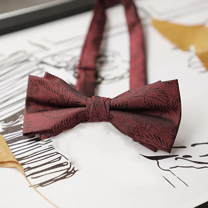 Nœud papillon Gentleman pour homme de la série Burgundy