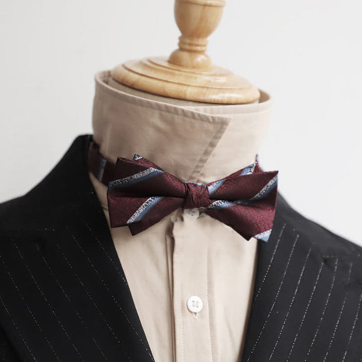 Nœud papillon Gentleman pour homme de la série Burgundy