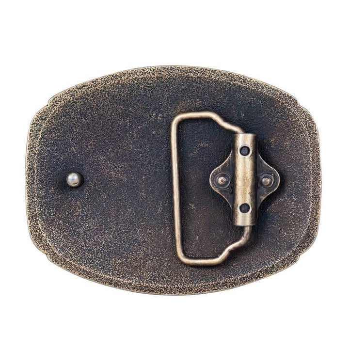 Ceinture en cuir à boucle DIY Pyramid Attitude pour homme