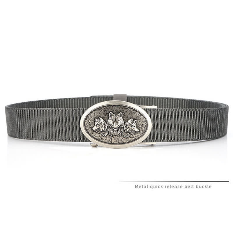 Ceinture en nylon simple pour hommes Hungry Wolves
