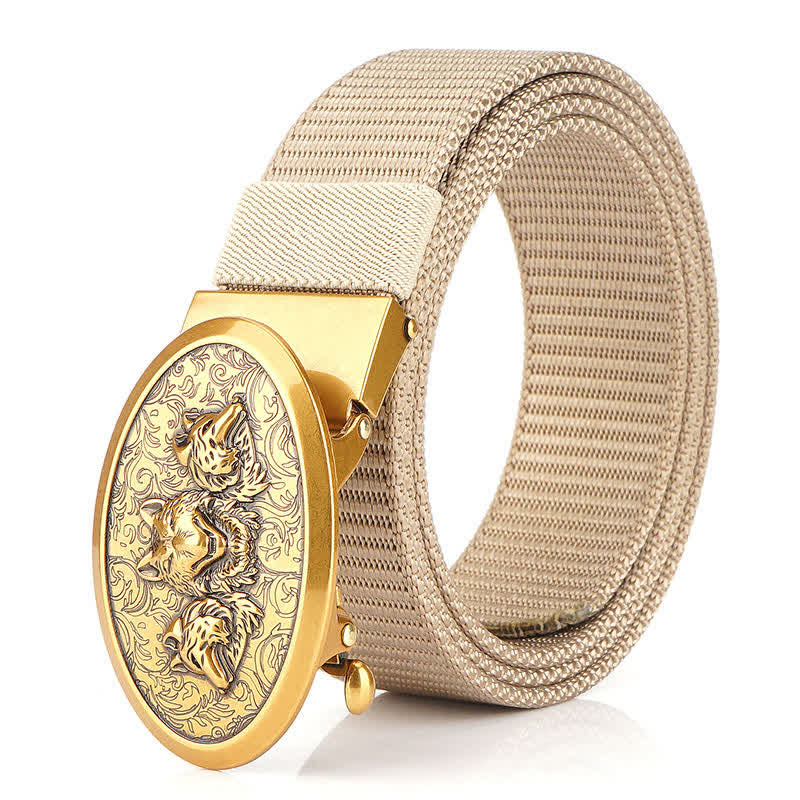 Ceinture en nylon simple pour hommes Hungry Wolves