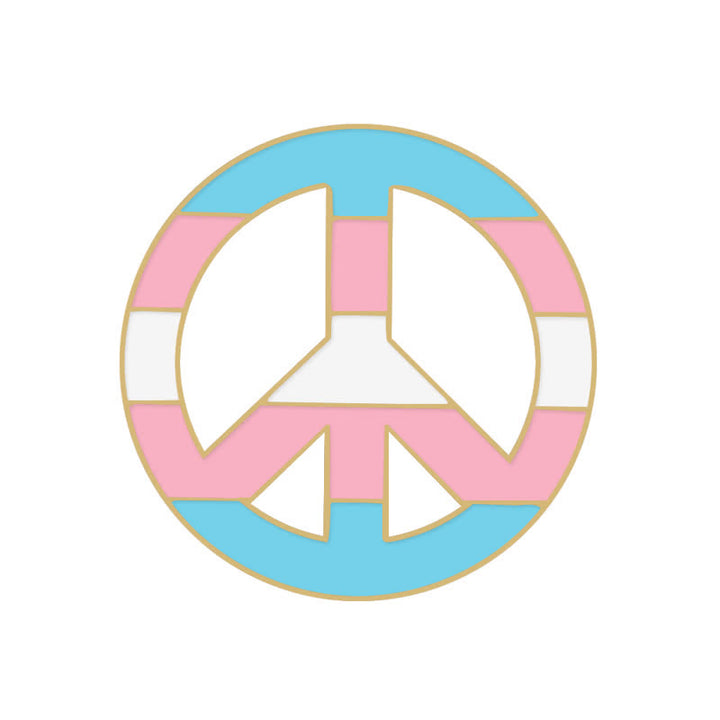 Lot de 6 broches avec drapeau arc-en-ciel rose et bleu pour la Journée de la fierté