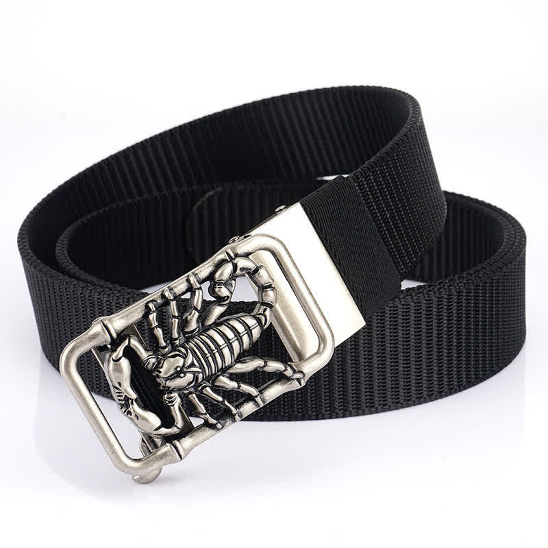 Ceinture simple en nylon pour homme King Scorpion